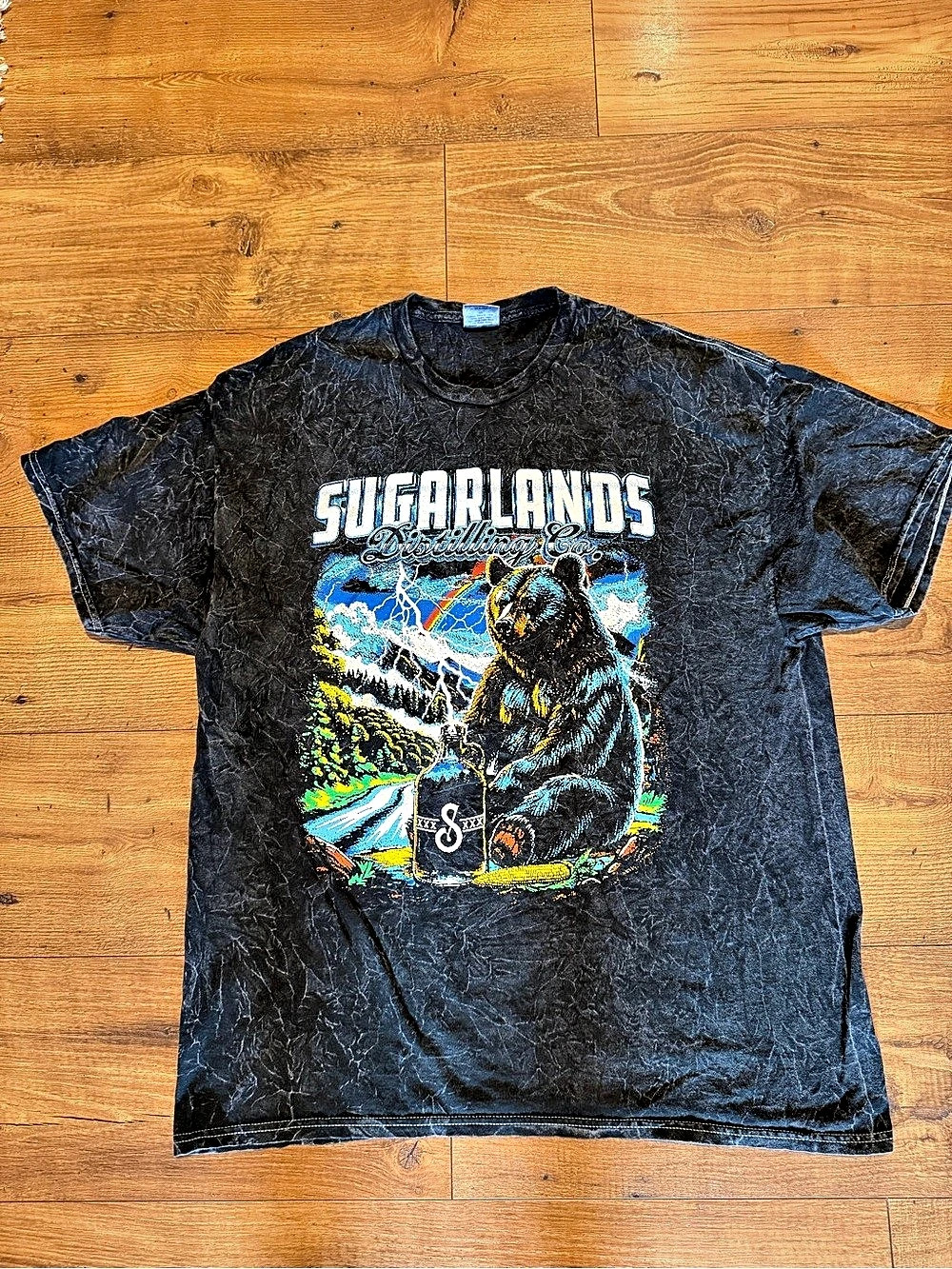 Colortone Graphic Short Sleeve Tee Black XL